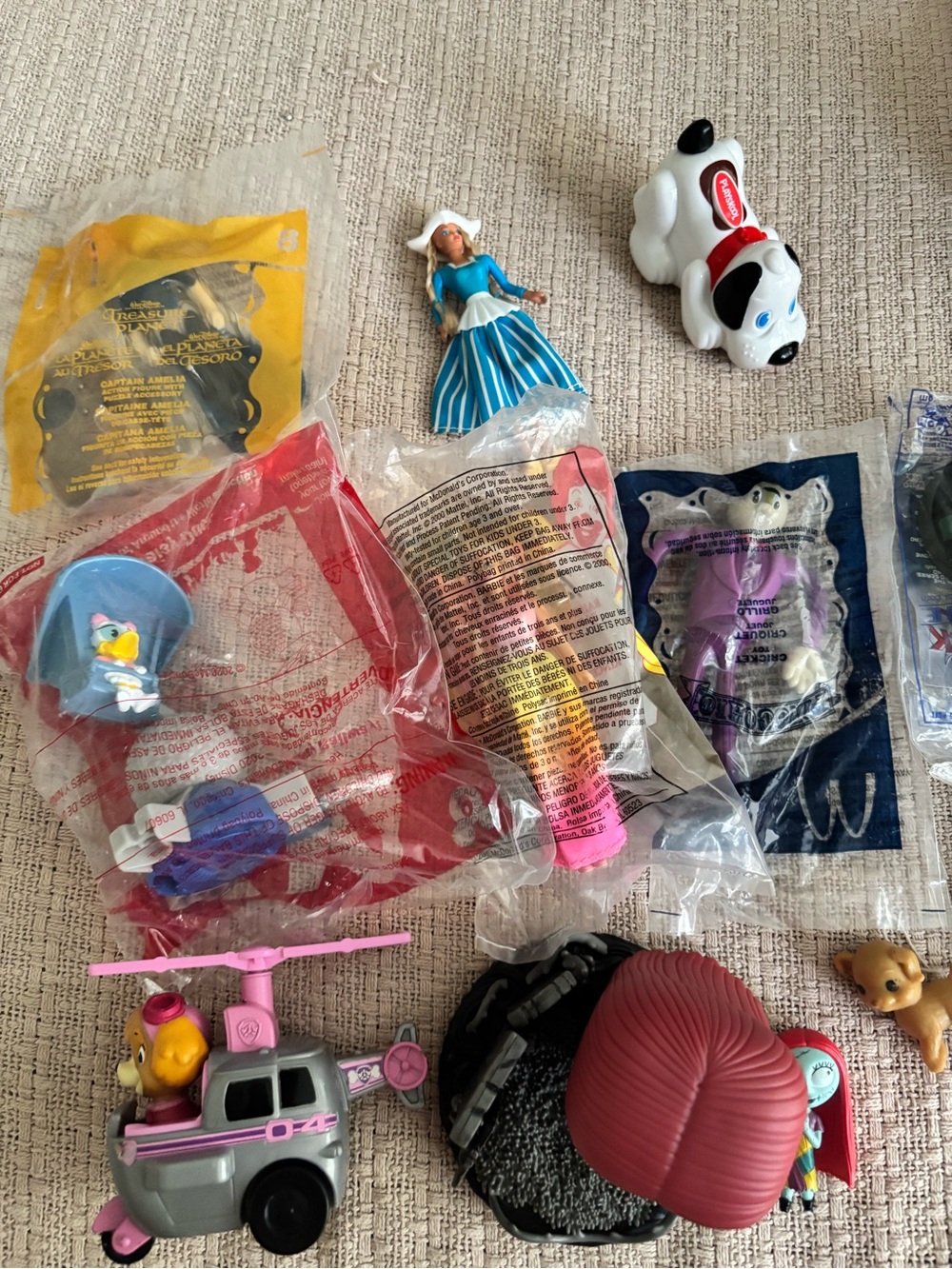 Mix of Macdonalds and other vintage toys selling as set